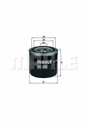 Buy Mahle&#x2F;Knecht OC205 – good price at EXIST.AE!