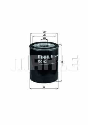 Buy Mahle&#x2F;Knecht OC 93 at a low price in United Arab Emirates!