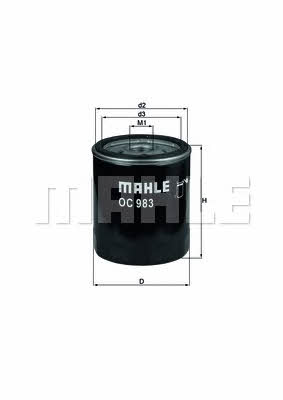 Buy Mahle&#x2F;Knecht OC 983 at a low price in United Arab Emirates!