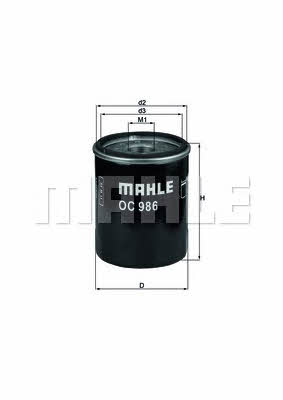 Buy Mahle&#x2F;Knecht OC 986 at a low price in United Arab Emirates!