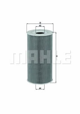 Oil Filter Mahle/Knecht OX 126D