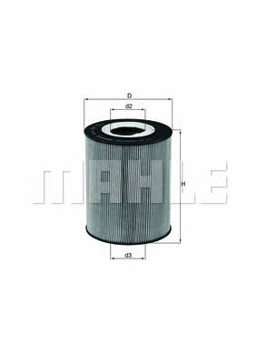 Oil Filter Mahle/Knecht OX 146D