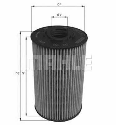 Oil Filter Mahle/Knecht OX 150D1