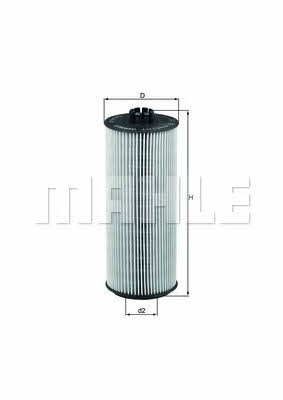 Oil Filter Mahle/Knecht OX 155D