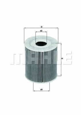 Oil Filter Mahle&#x2F;Knecht OX 175D