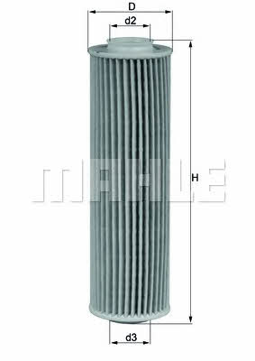 Oil Filter Mahle/Knecht OX 183/5D