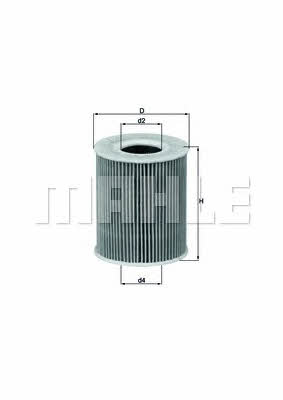 Oil Filter Mahle/Knecht OX 203D