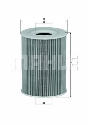 Oil Filter Mahle/Knecht OX 254D4