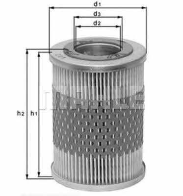 Mahle/Knecht OX 29 Oil Filter OX29