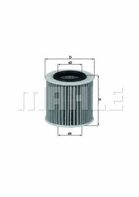 Oil Filter Mahle/Knecht OX 360D