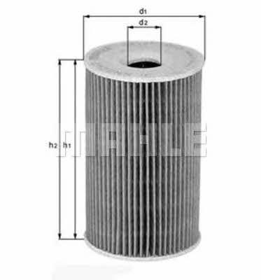 Oil Filter Mahle/Knecht OX 365/1D