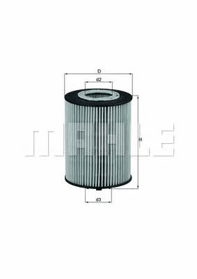 Oil Filter Mahle&#x2F;Knecht OX 367D