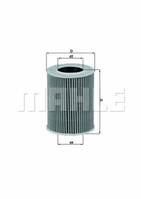 Oil Filter Mahle&#x2F;Knecht OX 369D