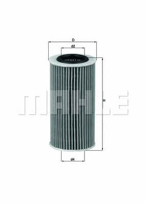Oil Filter Mahle/Knecht OX 370D1