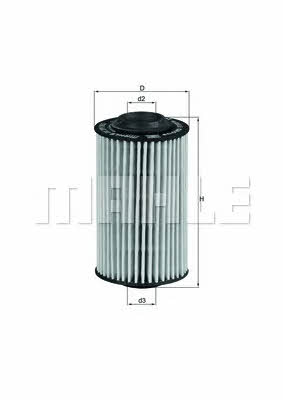 Oil Filter Mahle/Knecht OX 399D