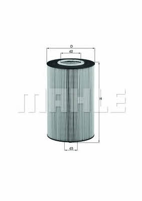 Oil Filter Mahle/Knecht OX 425D
