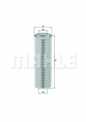 Oil Filter Mahle/Knecht OX 562D