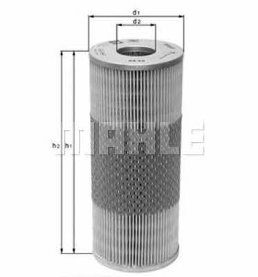 Mahle/Knecht OX 58 Oil Filter OX58
