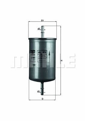 Fuel filter Mahle/Knecht KL 71