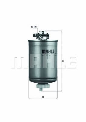 Mahle/Knecht KL 77 Fuel filter KL77