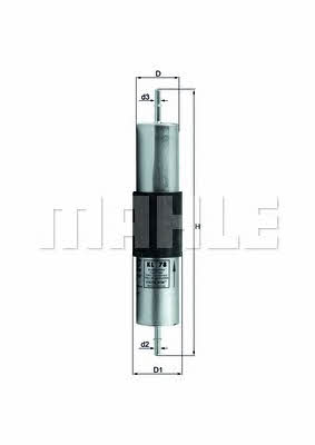 Mahle/Knecht KL 78 Fuel filter KL78