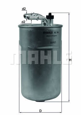 Mahle/Knecht KL 792 Fuel filter KL792