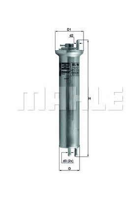 Mahle/Knecht KL 96 Fuel filter KL96