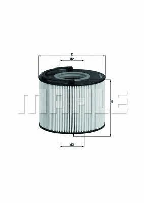 Fuel filter Mahle/Knecht KX 192D