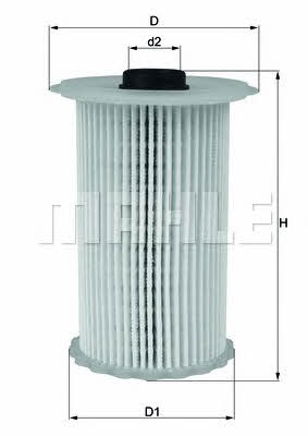 Fuel filter Mahle/Knecht KX 229D