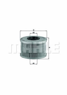 Fuel filter Mahle/Knecht KX 79D