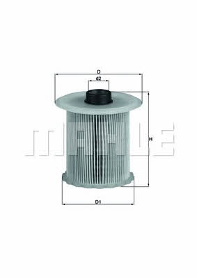 Fuel filter Mahle/Knecht KX 81D
