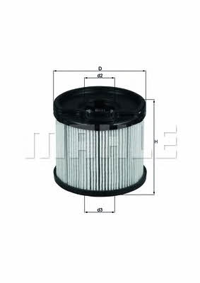Fuel filter Mahle/Knecht KX 87D