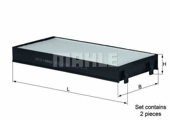 Cabin filter Mahle/Knecht LA 221/S