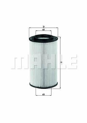 Oil Filter Mahle/Knecht OX 773D