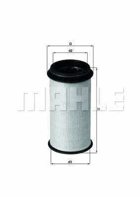 Crankcase ventilation filter Mahle/Knecht SOX 1
