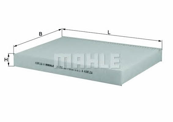 Cabin filter Mahle/Knecht LA 290
