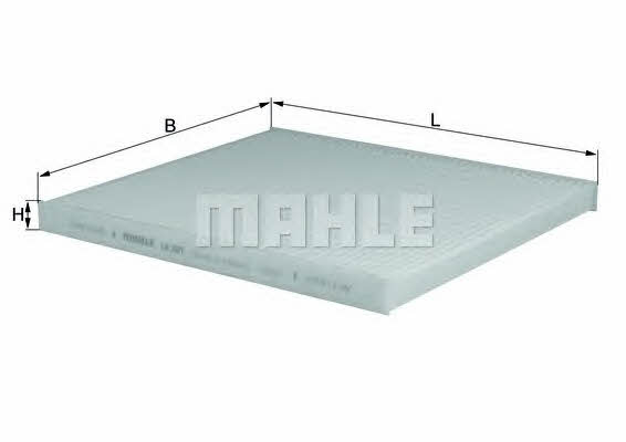 Cabin filter Mahle/Knecht LA 301