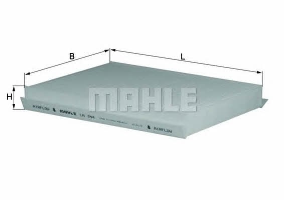 Cabin filter Mahle/Knecht LA 344