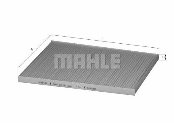 Cabin filter Mahle/Knecht LA 36