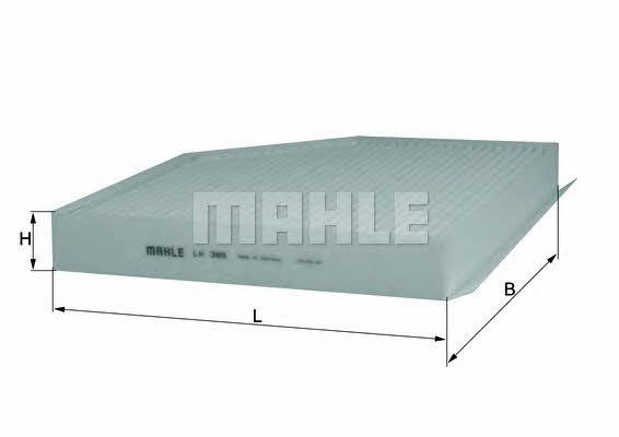 Cabin filter Mahle/Knecht LA 386