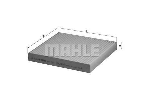 Cabin filter Mahle/Knecht LA 493