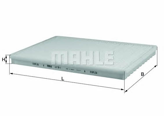 Cabin filter Mahle/Knecht LA 50/1