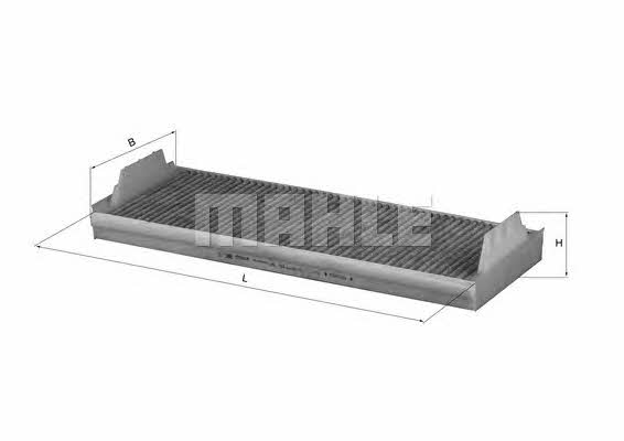 AC filter MAN: LAK154 Mahle/Knecht Cabin filter with activated carbon