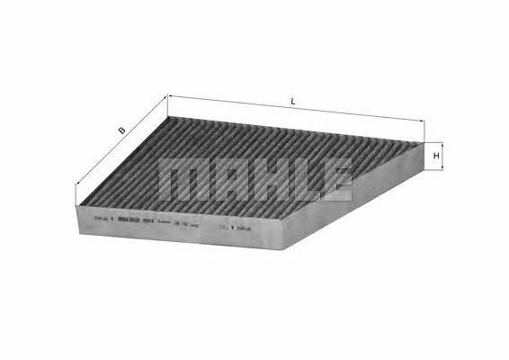 Activated Carbon Cabin Filter Mahle&#x2F;Knecht LAK 156