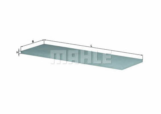 Mahle/Knecht LAP 10 Filter, interior air LAP10