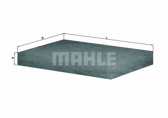 Mahle/Knecht LAP 12 Filter, interior air LAP12