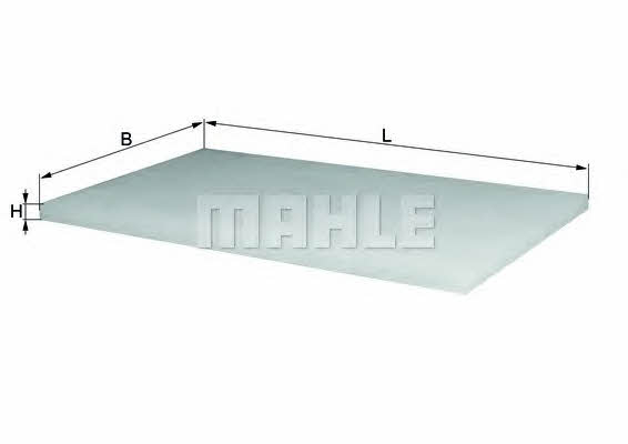 Mahle/Knecht LAP 19 Filter, interior air LAP19