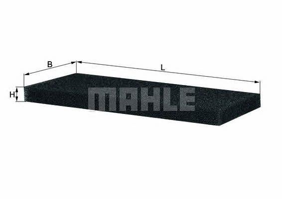 Mahle/Knecht LAP 2 Filter, interior air LAP2