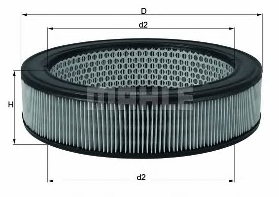 Mahle/Knecht LX 1 Air filter LX1