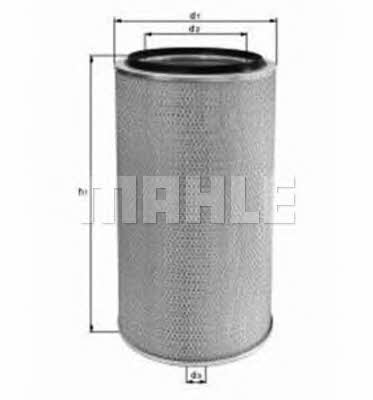 Mahle/Knecht LX 1021 Air filter LX1021